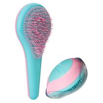Conjunto de pincéis Detangler Michel Mercier Home and Travel, 2 peças Conjunto de pincéis Detangler Michel Mercier Home and Travel, 2 peças
