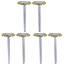 Conjunto de pincéis Dremel 535-02 Escovas de latão de 3/4 de diâmetro (pacote com 6) Conjunto de pincéis Dremel 535-02 Escovas de latão de 3/4 de diâmetro (pacote com 6)