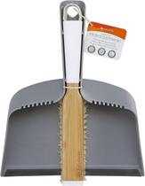 Conjunto de pincéis e pás de lixo Full Circle Clean Team branco e cinza
