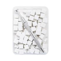 Conjunto De Pincéis Esponja Gradiente 100pcs Para Arte De Unhas DIY Gel Polido Pó Brilhante Manicure