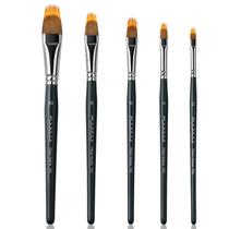 Conjunto de Pincéis Fuumuui 5 Peças Filbert Sintético de Dupla Camada Conjunto de Pincéis Fuumuui 5 Peças Filbert Sintético de Dupla Camada