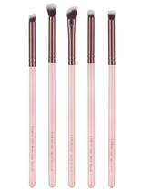 Conjunto de pincéis Luxie Mini Detail, 5 peças, ouro rosa, vegano