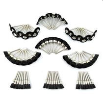 Conjunto de pincéis Merryland Bristle Brush Mini Nylon para Dremel, pacote com 72 Conjunto de pincéis Merryland Bristle Brush Mini Nylon para Dremel, pacote com 72
