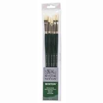 Conjunto De Pinceis Para Óleo Winsor & Newton Winton Com 5Un