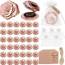 Conjunto de pincéis Party Favors Jicoyin Rose Compact Mirrors x36