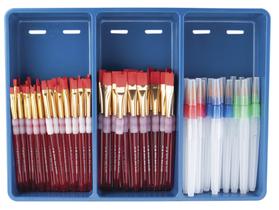 Conjunto de pincéis Royal Brush Big Kids Choice com 72 pincéis e 12 aventais