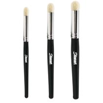 Conjunto de Pincéis Sdanart Drybrush 3 Peças com Pelo de Cabra e Ponta em Cúpula