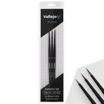 Conjunto de pincéis Vallejo Pro Modeler Series 0, 1 e 2