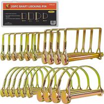 Conjunto de pinos de engate de trailer Wellmax, 20 unidades de pino de travamento de eixo Conjunto de pinos de engate de trailer Wellmax, 20 unidades de pino de travamento de eixo