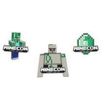 Conjunto de pinos Minecraft Minecon 2015, exclusivo de 3 peças Conjunto de pinos Minecraft Minecon 2015, exclusivo de 3 peças