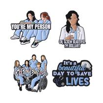 Conjunto De Pins De Esmalte De Anime Verde Turbo Granny Cat Dog, Figuras De Personagens De Jogos,