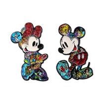 Conjunto De Pins De Esmalte De Ratos Casal, Broches De Graffiti Para Mulheres, Pins De Lapela, Joias