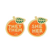 Conjunto De Pins De Esmalte E Broches De Lapela Com Personagens De Desenho Animado (Turbo Granny