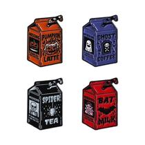 Conjunto De Pins Esmaltados De Filmes De Terror De Halloween: Esqueleto, Fantasma, Noiva Assassina,