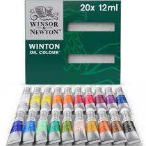 Conjunto de pintura a óleo Winsor & Newton Winton, tubos de 20 x 12 mL