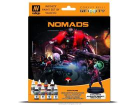 Conjunto de pintura Corvus Belli S.L.L. Cor do modelo Infinity Nomads