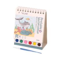 Conjunto De Pintura Criativa Em Espiral Para Crianças, Kit De Arte De Mesa DIY Com Livro De Colorir