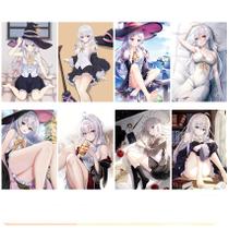 Conjunto de pintura de pôster Elaina, 8 peças de impressões de arte de anime 20x30cm