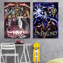 Conjunto de pintura de pôster Overlord Anime Wall Art 40x60cm, 2 unidades Conjunto de pintura de pôster Overlord Anime Wall Art 40x60cm, 2 unidades