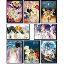 Conjunto de pintura de pôster The Promised Neverland 8 unidades 40x60cm