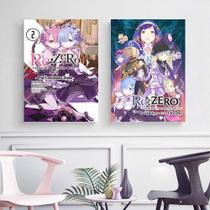 Conjunto de pintura de pôster Wall Art Re: Zero Anime 40x60cm, 2 unidades Conjunto de pintura de pôster Wall Art Re: Zero Anime 40x60cm, 2 unidades