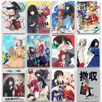 Conjunto de pintura de pôsteres Lycoris Recoil Anime 40x60cm 12 unidades Conjunto de pintura de pôsteres Lycoris Recoil Anime 40x60cm 12 unidades