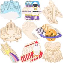 Conjunto de pintura DIY Craft Wood Jetec 108 unidades Outer Space