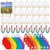Conjunto de pintura em aquarela Aodaer 96 peças com cavaletes e sacolas