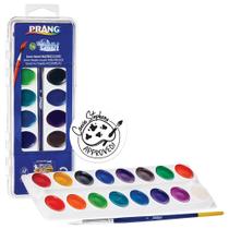 Conjunto de pintura em aquarela Prang Lavável Semi-Moist 16 cores Conjunto de pintura em aquarela Prang Lavável Semi-Moist 16 cores