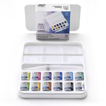 Conjunto de pintura em aquarela Winsor & Newton Cotman 12 Half Pan Conjunto de pintura em aquarela Winsor & Newton Cotman 12 Half Pan