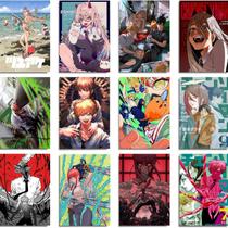 Conjunto de pintura em pôster Chainsaw Man Anime 40x60cm (12 impressões)