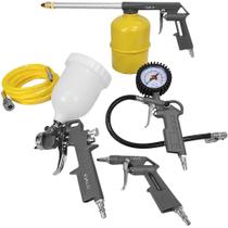 Conjunto de Pintura Multiuso para Compressor de Ar 5 Peças EKMC-SP EVALD Conjunto de Pintura Multiuso para Compressor de Ar 5 Peças EKMC-SP EVALD