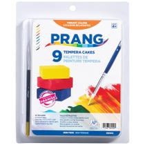 Conjunto de pintura Tempera Prang Gallery Classic 9 cores com panela e pincel Conjunto de pintura Tempera Prang Gallery Classic 9 cores com panela e pincel
