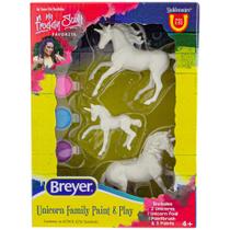 Conjunto de pintura Toy Horse Breyer Horses Stablemates Unicorn Family Conjunto de pintura Toy Horse Breyer Horses Stablemates Unicorn Family
