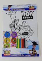 Conjunto De Pintura Toy Story C/ 8 Folhas - Toy Mix Conjunto De Pintura Toy Story C/ 8 Folhas - Toy Mix