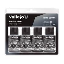 Conjunto de pintura Vallejo Metal Color Metallic Panel 4x32ml Conjunto de pintura Vallejo Metal Color Metallic Panel 4x32ml