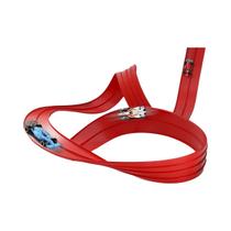 Conjunto De Pista De Corrida Flexível Para Meninos Com Dupla Via, Rampa Para Carros De Corrida DIY,