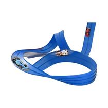 Conjunto De Pista De Corrida Flexível Para Meninos Com Dupla Via, Rampa Para Carros De Corrida DIY,