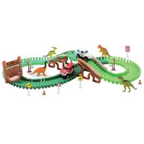 Conjunto de Pista e Carrinho - Trilha dos Dinossauros - Braskit Conjunto de Pista e Carrinho - Trilha dos Dinossauros - Braskit