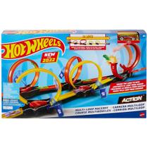 Conjunto de Pista - Hot Wheels Action - Corrida Multiloop - Mattel