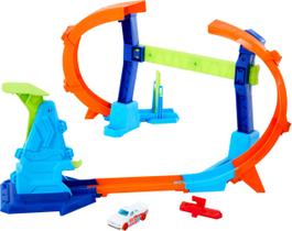 Conjunto de Pista Hot Wheels com Carro e Loop em Espiral Conjunto de Pista Hot Wheels com Carro e Loop em Espiral