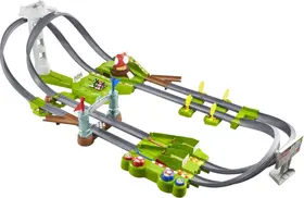 Conjunto de pistas Hot Wheels Mario Kart Circuit com 2 veículos de brinquedo