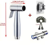 Conjunto De Pistola De Pulverização Para Vaso Sanitário Em Aço Inoxidável, Bidê Feminino Com Pequeno