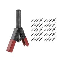 Conjunto De Pistola De Rebites Plásticos Multifuncional Com 40 Peças Para Painéis De Porta E