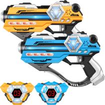 Conjunto de pistolas de laser Tag IJO Laser Tag com exibição digital de pontuação