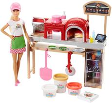 Conjunto de Pizzaiolo da Barbie com Boneca - Exclusivo Amazon