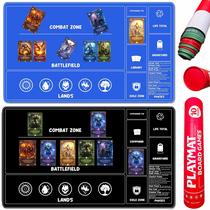 Conjunto de Playmats AiLiTeck com 2 unidades e estojo tubular para armazenamento