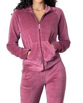 Conjunto de plush calça e blusa com zíper K2B Viveca