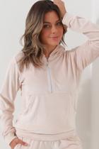 Conjunto de Plush Detalhe em Ziper