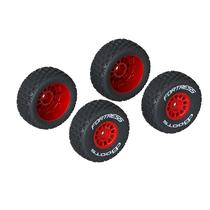 Conjunto de pneus ARMA D-Boots FORTRESS Glued Red, 2 pares Conjunto de pneus ARMA D-Boots FORTRESS Glued Red, 2 pares